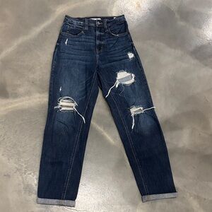 Distressed Dad Jeans - Willow & Root